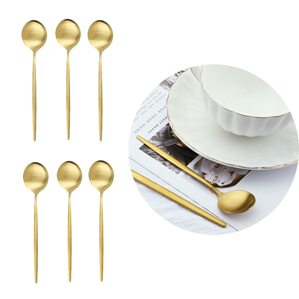 Kitchen Gadgets Gold - Colher de chá de aço inoxidável