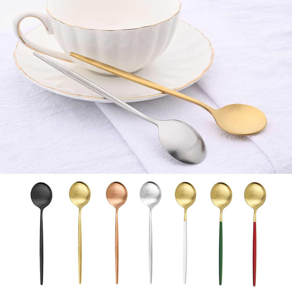 Kitchen Gadgets Gold - 6 pçs pequeno matte colher chá