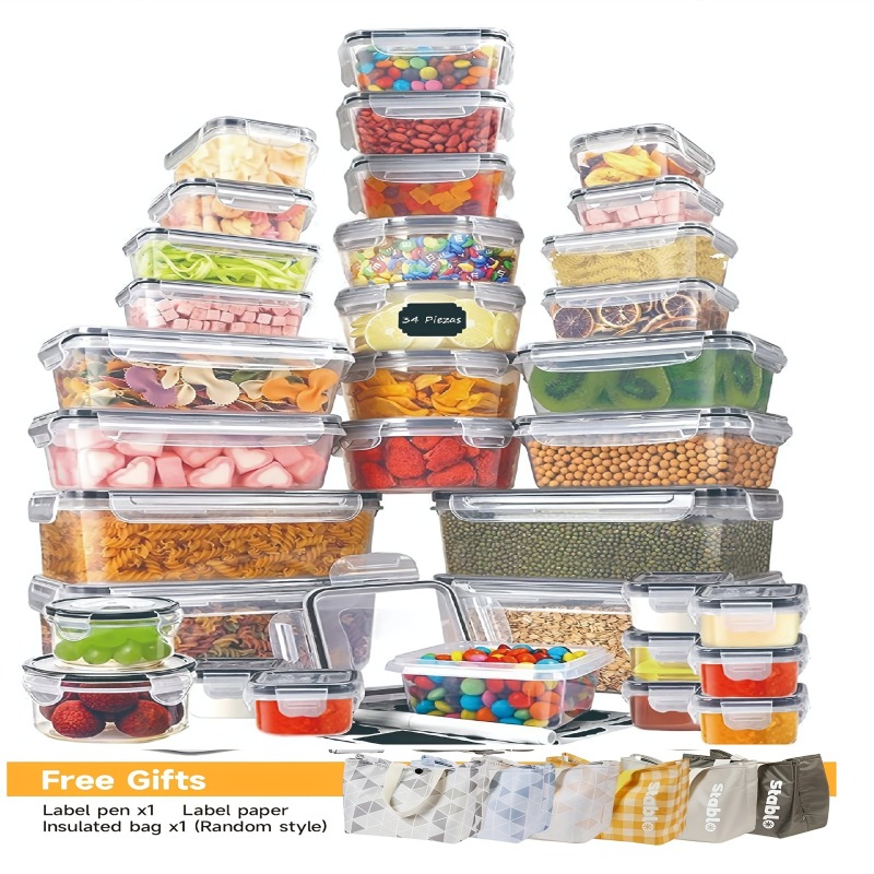 Kitchen Gadgets Organizer - Conjunto de Armazenamento de Alimentos Sem