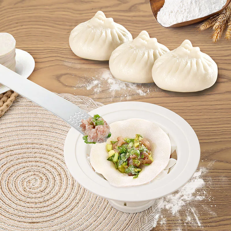 Kitchen Gadgets Dumpling Maker - Molde Quente para Baozi Chinês DIY,