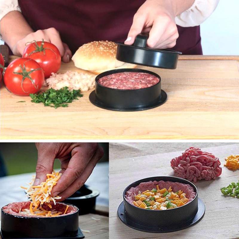 Prensa redonda para hambúrguer - Kitchen Helper Gadgets avaliação e preço