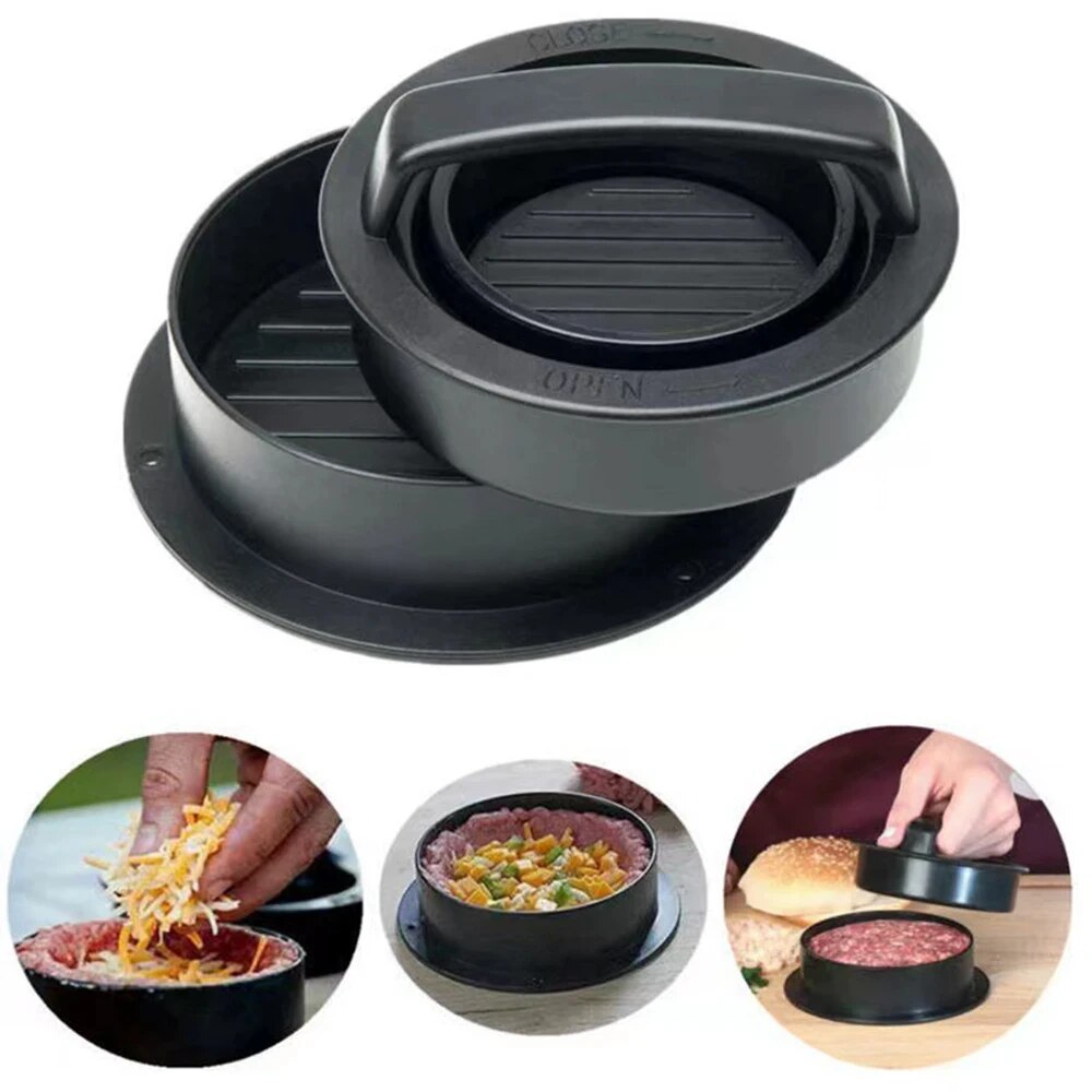 Prensa redonda para hambúrguer - Kitchen Helper Gadgets avaliação e preço