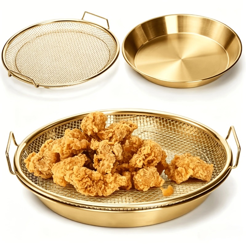 Cesto de Malha Dourado Reforça - Kitchen Gadgets Gold avaliação e preço