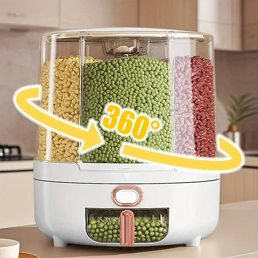 6 compartimentos 360 °   Recip - Kitchen Gadgets Organizer avaliação e preço
