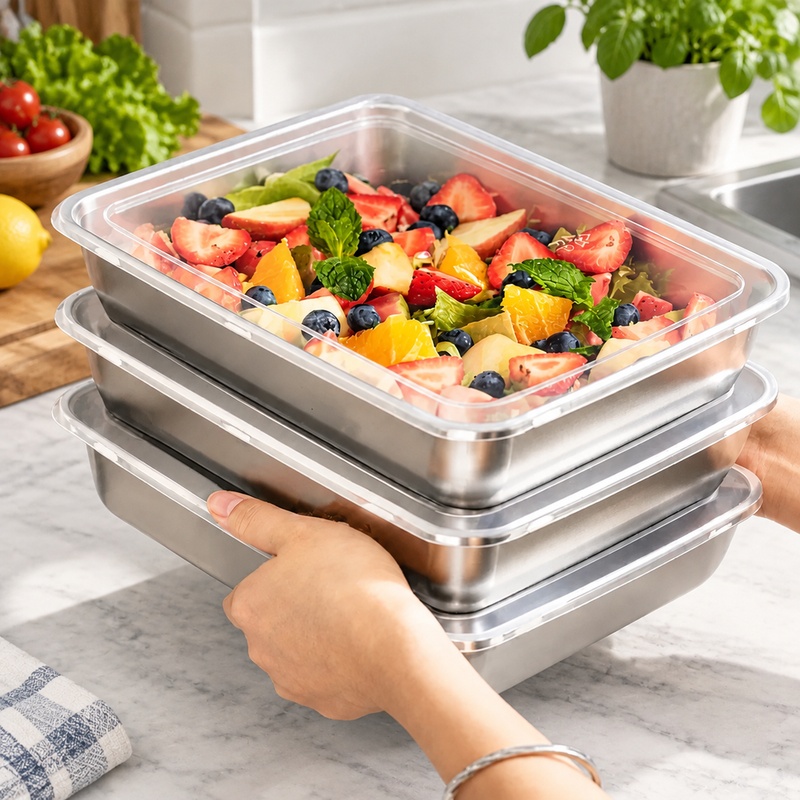 Conjunto de 3 recipientes de a - Kitchen Gadgets Organizer avaliação e preço