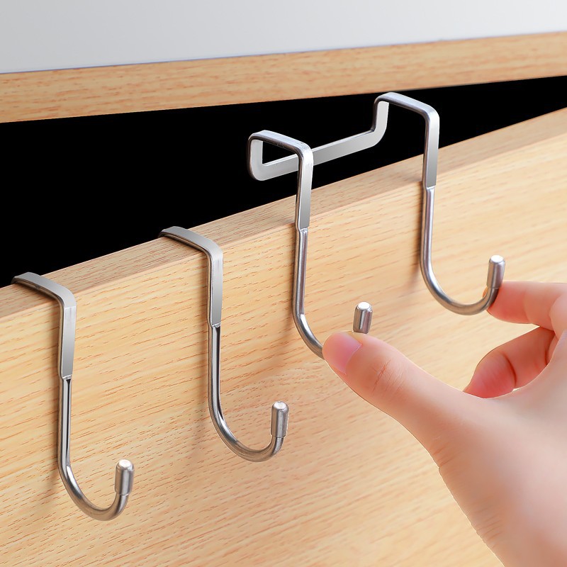 1/5 peças de gancho duplo em f - Kitchen Gadgets Organizer avaliação e preço